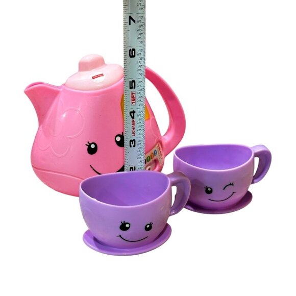 Fisher Price Laugh and Learn Talking Teapot Set Tea for Two Smart Stages VIDEO!! - Picture 7 of 7